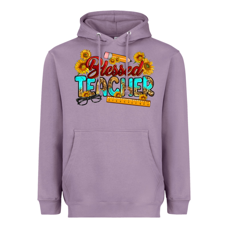 Blessed Teacher Heavyweight Hoodie by RanaPortraitStore | Teevron