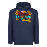 Navy blessed teacher Heavyweight Hoodie - RanaPortraitStore