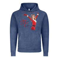 Vintage Denim Mariah Carey Merry Christmas vintage retro Vintage Hoodie - linhVisuals