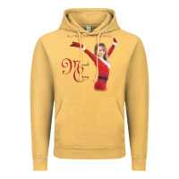 Vintage Mustard Mariah Carey Merry Christmas vintage retro Vintage Hoodie - linhVisuals