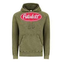Vintage Olive Peterbilt Vintage Hoodie - linhVisuals