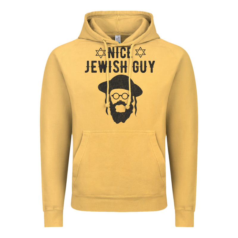 Nice Jewish Guy Funny Gifts For Hanukkah Vintage Hoodie by linhVisuals | Teevron