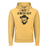Vintage Mustard nice jewish guy funny gifts for hanukkah Vintage Hoodie - linhVisuals