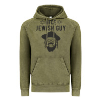 Vintage Olive nice jewish guy funny gifts for hanukkah Vintage Hoodie - linhVisuals