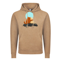 Vintage Coffee two cats Vintage Hoodie - linhVisuals