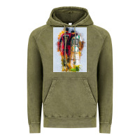 Vintage Olive messi and ronaldo Vintage Hoodie - linhVisuals