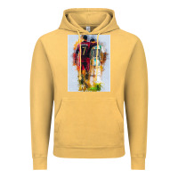 Vintage Mustard messi and ronaldo Vintage Hoodie - linhVisuals
