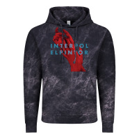 Cloud Black interpol Vintage Hoodie - linhVisuals