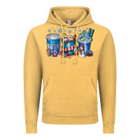 Vintage Mustard Christmas Coffee Vintage Hoodie - CowhideDigitalArt