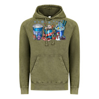 Vintage Olive Christmas Coffee Vintage Hoodie - CowhideDigitalArt