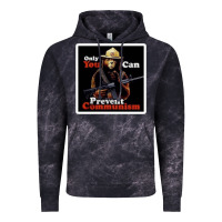 Cloud Black only you can prevent communism Vintage Hoodie - linhVisuals