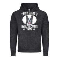 Boston Terrier T  Shirtfunny Boston Terrier Dog Gift I M Only Talking Vintage Hoodie | Teevron