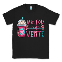 Black v is for valentine venti coffee cup Classic Tee - OliviaCreatesArt