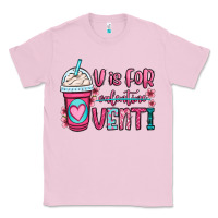 Bubblegum Pink v is for valentine venti coffee cup Classic Tee - OliviaCreatesArt