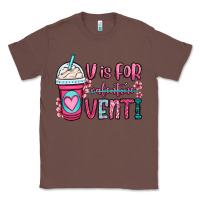 Chestnut v is for valentine venti coffee cup Classic Tee - OliviaCreatesArt