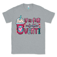 Heather Grey v is for valentine venti coffee cup Classic Tee - OliviaCreatesArt