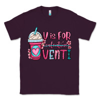 Plum v is for valentine venti coffee cup Classic Tee - OliviaCreatesArt