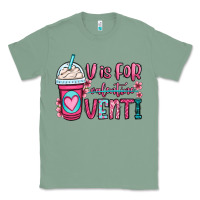 Sage v is for valentine venti coffee cup Classic Tee - OliviaCreatesArt