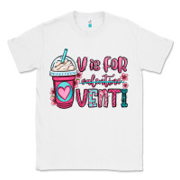 White v is for valentine venti coffee cup Classic Tee - OliviaCreatesArt