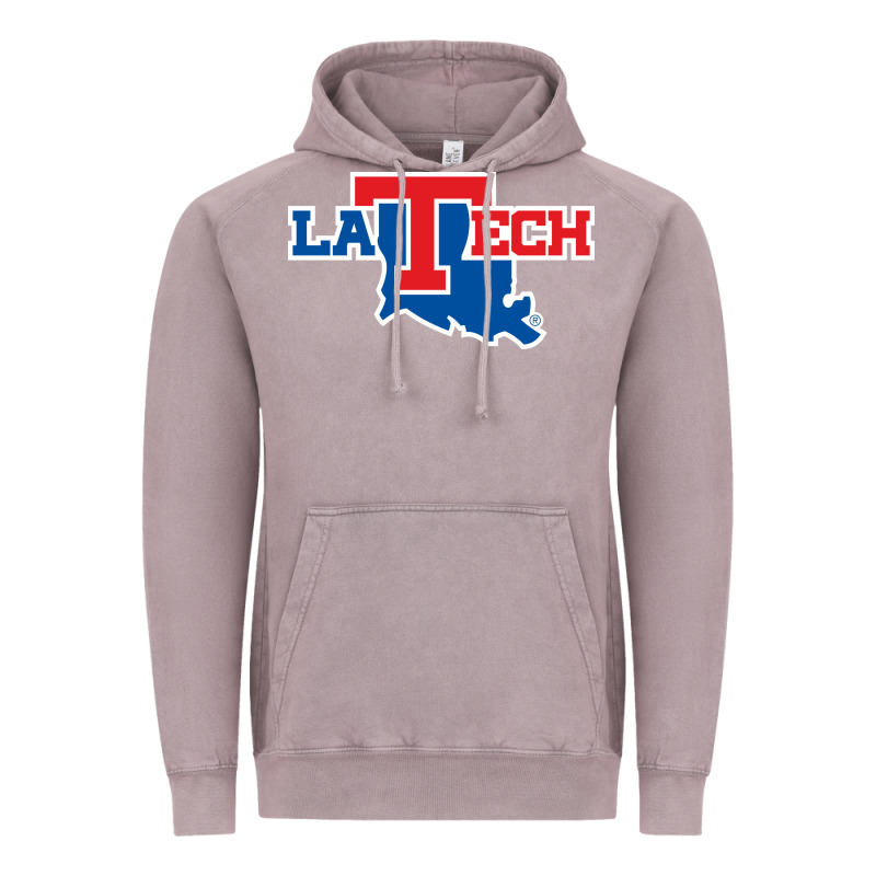 Louisiana Tech Bulldogs Vintage Hoodie by linhVisuals | Teevron