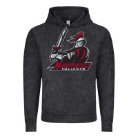 Vintage Black manhattanville valiants Vintage Hoodie - linhVisuals