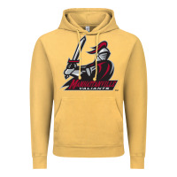 Vintage Mustard manhattanville valiants Vintage Hoodie - linhVisuals