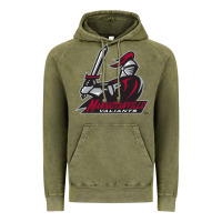 Vintage Olive manhattanville valiants Vintage Hoodie - linhVisuals