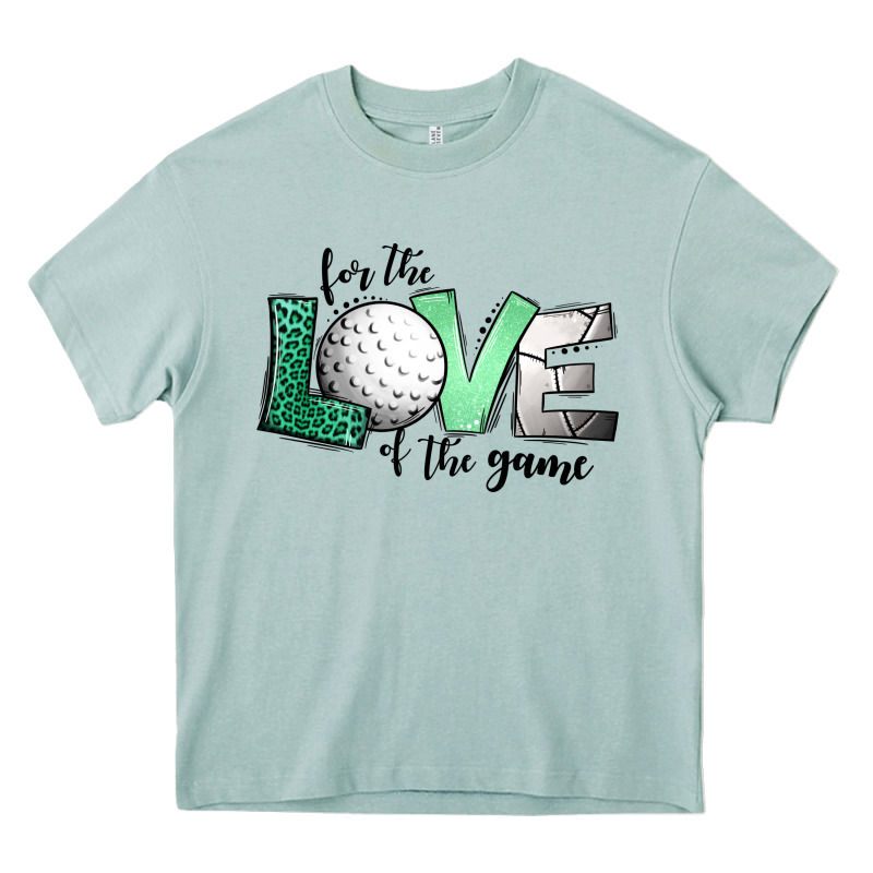 For The Love Of The Game Golf Heavy Core Tee by Jasminsmagicworld | Teevron
