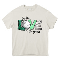 Cream for the love of the game golf Heavy Core Tee - Jasminsmagicworld