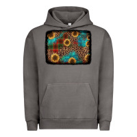 Pigment Tornado christmas sunflowers and buffalo plaid background Urban Hoodie - Jasminsmagicworld