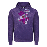 Cloud Purple chowder Vintage Hoodie - linhVisuals