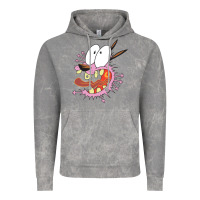 Cloud Rock courage the cowardly dog Vintage Hoodie - linhVisuals