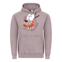 Vintage Zinc courage the cowardly dog Vintage Hoodie - linhVisuals