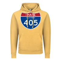Vintage Mustard los angeles california interstate 405 (i 405) sweatshirt Vintage Hoodie - linhVisuals