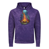 Cloud Purple Souls Bonfire Vintage Hoodie - linhVisuals