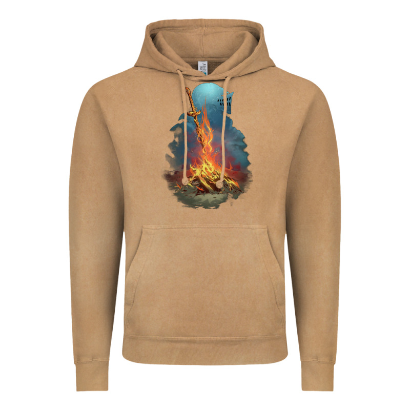 Souls Bonfire Vintage Hoodie by linhVisuals | Teevron