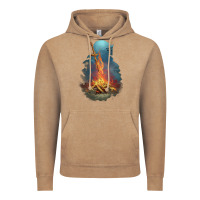 Vintage Coffee Souls Bonfire Vintage Hoodie - linhVisuals