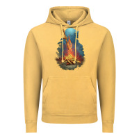 Vintage Mustard Souls Bonfire Vintage Hoodie - linhVisuals