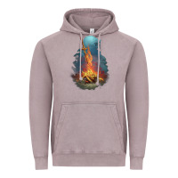 Vintage Zinc Souls Bonfire Vintage Hoodie - linhVisuals