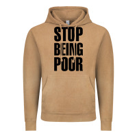 Vintage Camel Stop Being Poor Vintage Hoodie - linhVisuals