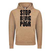 Vintage Coffee Stop Being Poor Vintage Hoodie - linhVisuals