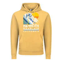 Vintage Mustard mammoth mountain california retro ski sweatshirt Vintage Hoodie - linhVisuals