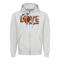 Basketball Love Of The Game Zipper Hoodie | Teevron