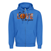 True Royal basketball love of the game Zipper Hoodie - JahusDesignShop