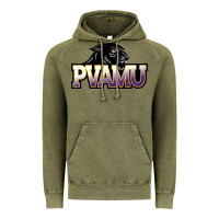 Vintage Olive Prairie View A&M Panthers And Lady Panthers Rectangle Patch Vintage Hoodie - linhVisuals
