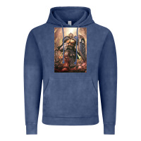 Vintage Denim Warhammer Characters Vintage Hoodie - linhVisuals