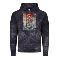 Cloud Black The Painted World Vintage Hoodie - linhVisuals