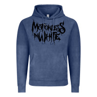Vintage Denim Motionless In White Vintage Hoodie - linhVisuals