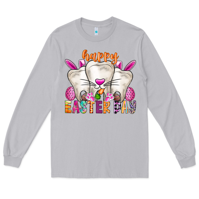 Happy Easter Long Sleeve Tee by CowhideDigitalArt | Teevron