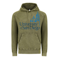 Vintage Olive The university of san diego Vintage Hoodie - linhVisuals